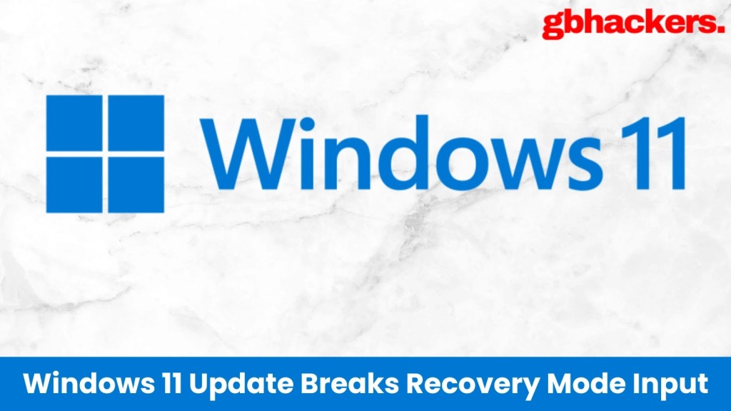Bản vá bảo mật Windows: Lỗi nghiêm trọng WinRE Windows 11