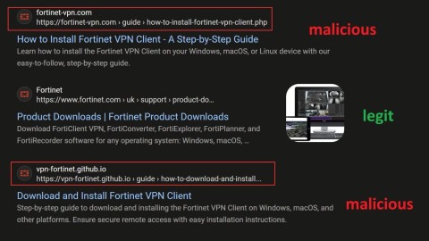 Tấn công mạng Fortinet VPN: Nguy hiểm từ AI & SEO